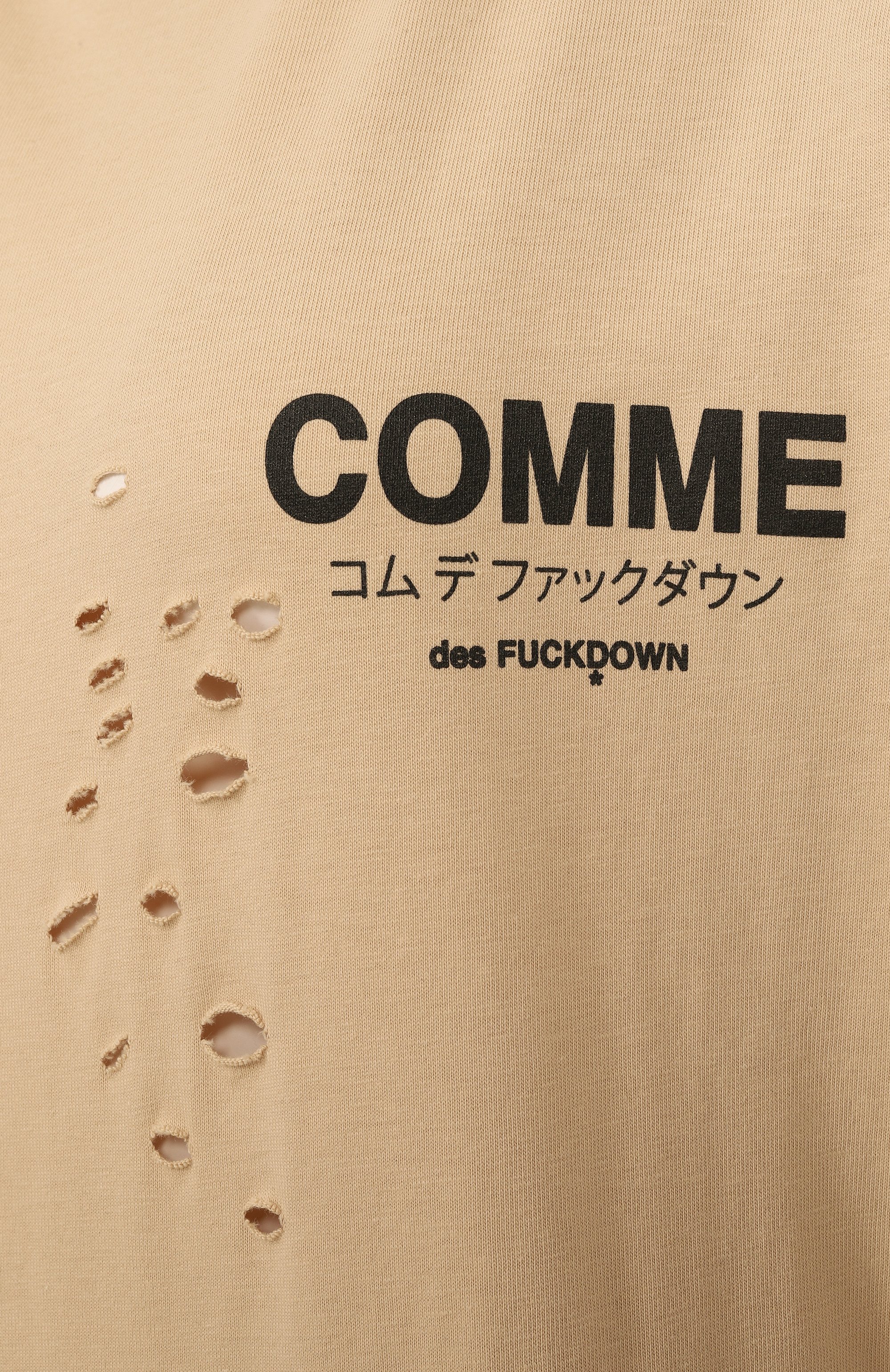 Хлопковая футболка COMME DES FUCKDOWN, арт. CFABW01310, фото 6