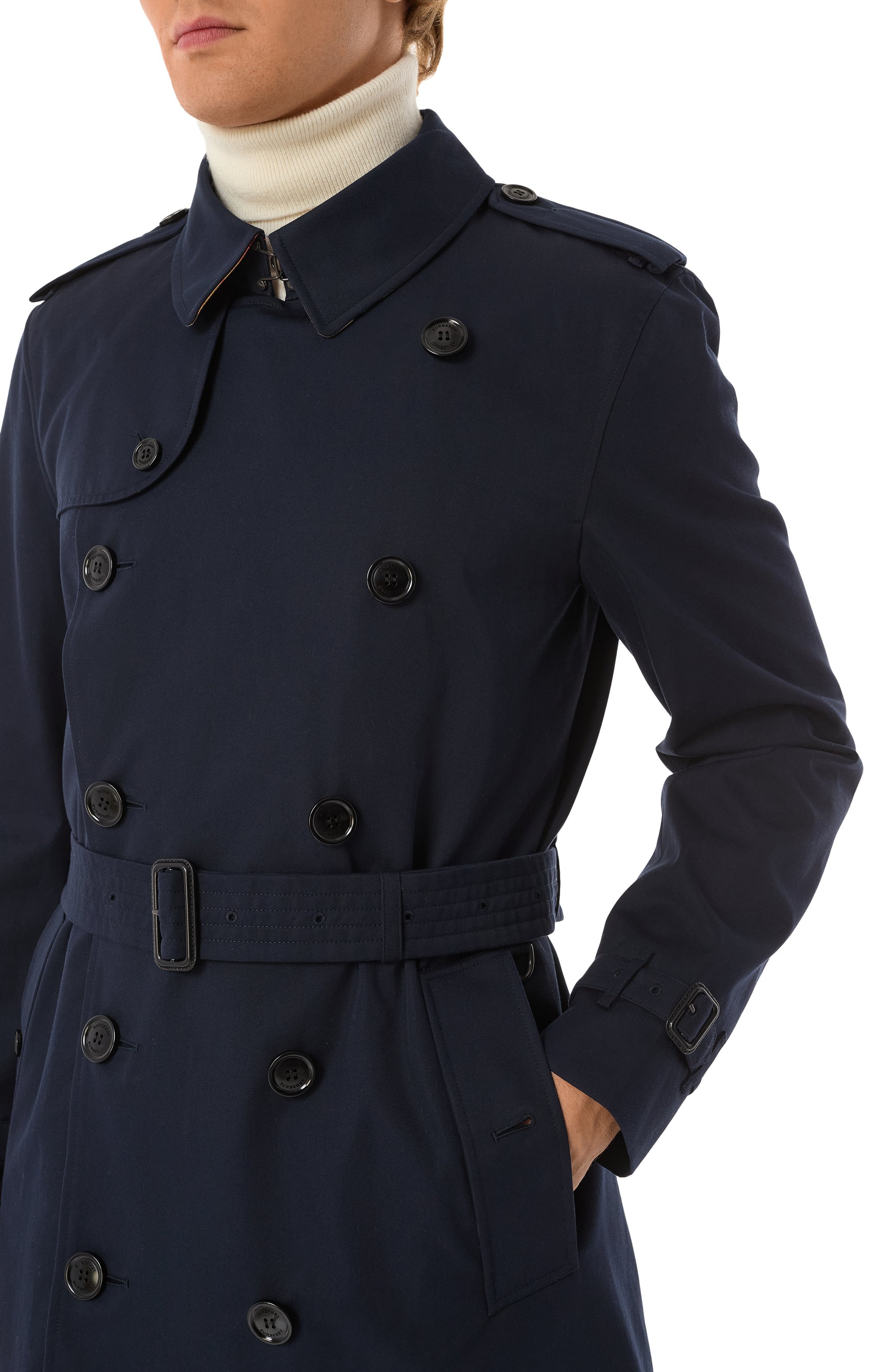 Хлопковый тренч BURBERRY, арт. 8083073, фото 5