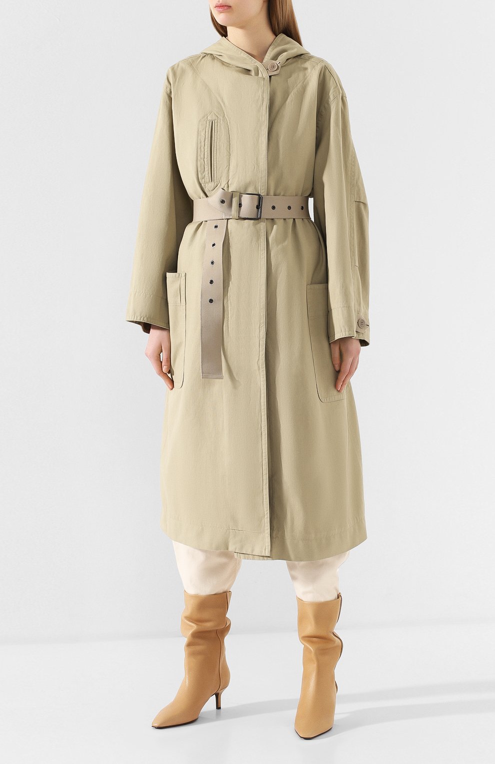 Плащ из смеси хлопка и льна ISABEL MARANT ETOILE, арт. MA0700-20P007E/RAFAEL, фото 3