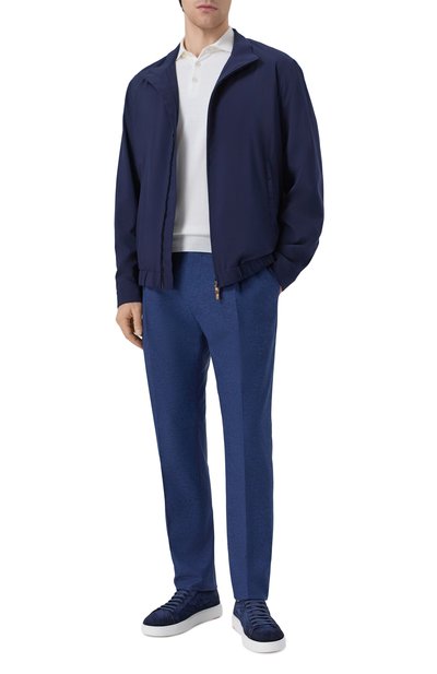 Брюки из шерсти и хлопка ANDREA CAMPAGNA, арт. XRETR0L0NG/GB1866, фото 2