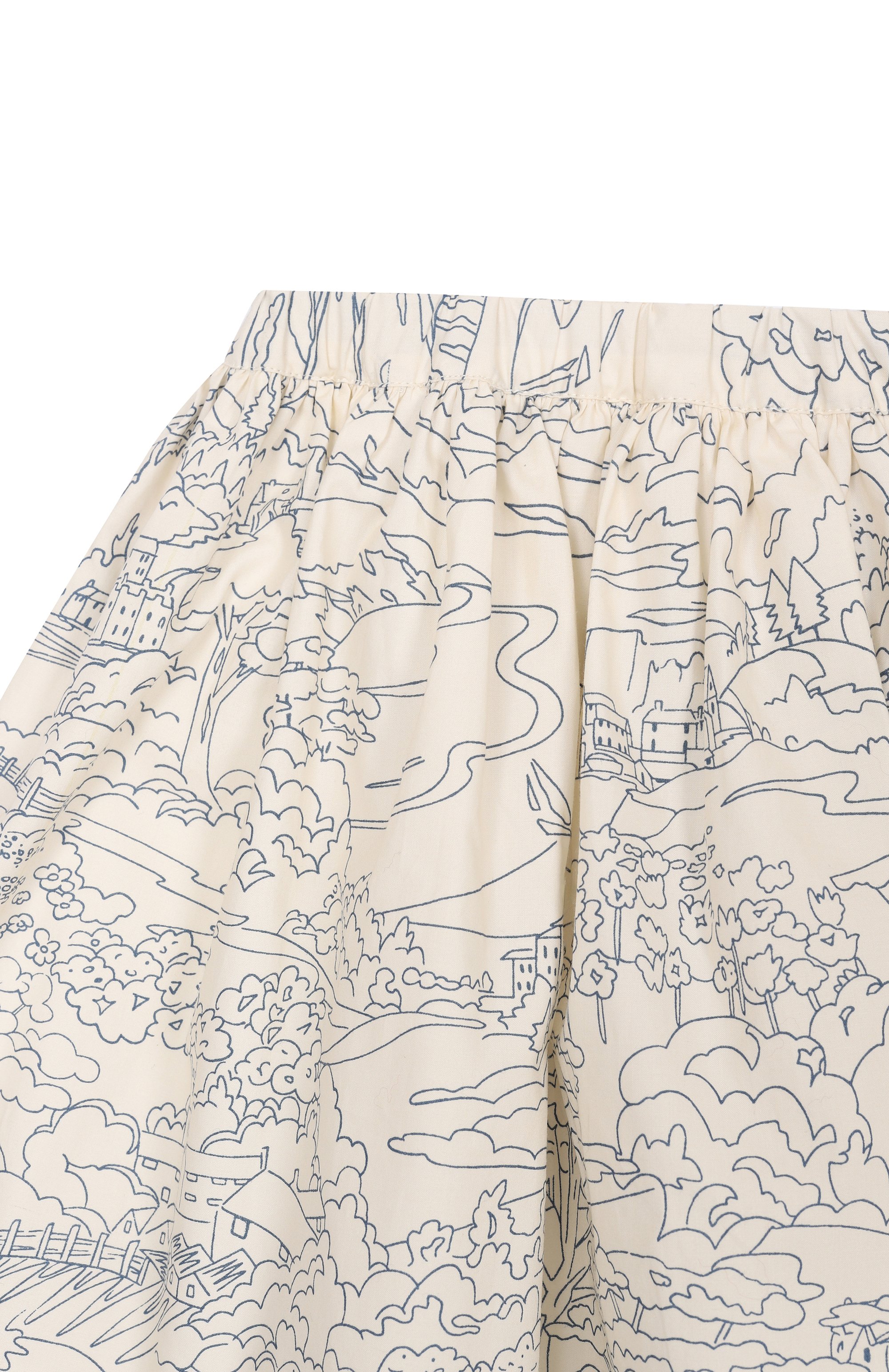 Хлопковая юбка BONPOINT кремового цвета по цене 19950 руб., арт. S06GSKW00014/4A-8A, фото 3 Хлопковая юбка BONPOINT, арт. S06GSKW00014/4A-8A, фото 3