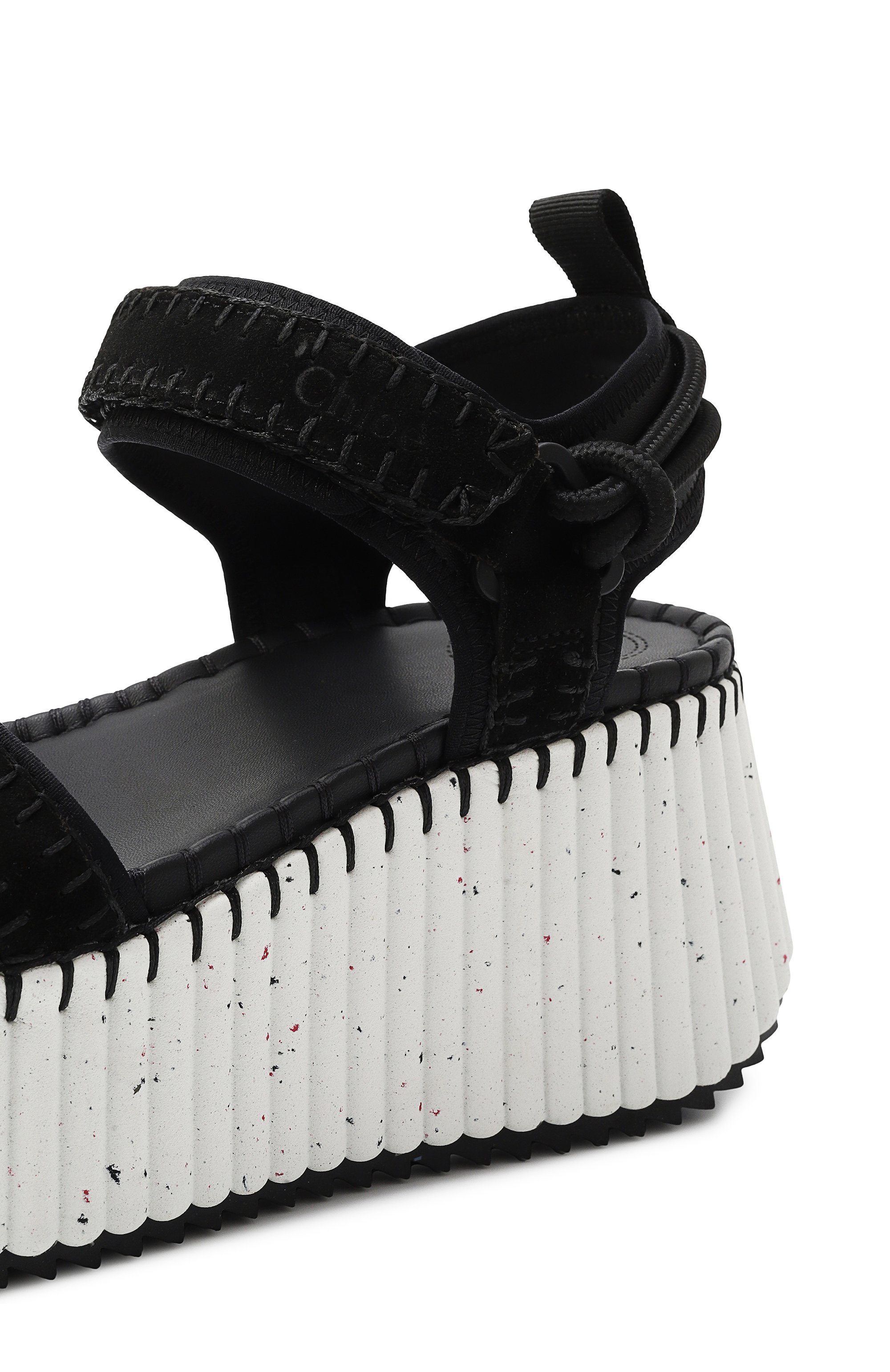 Замшевые босоножки nama CHLOÉ, арт. CHC24S870HT, фото 7