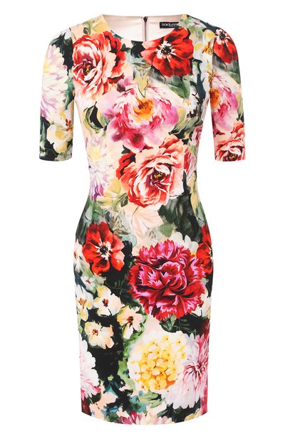 Женское платье с принтом DOLCE & GABBANA, арт. F6D3QT/FSRKN