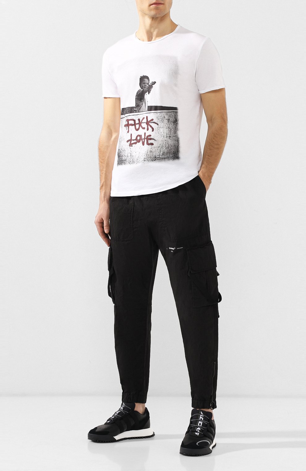 Хлопковая футболка BISIBIGLIO, арт. LU FUCK L0VE, фото 2