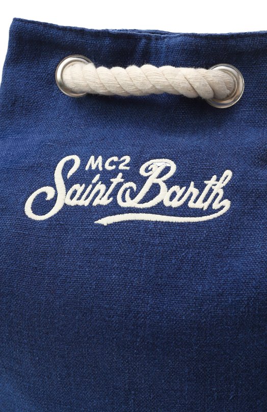 Рюкзак MC2 Saint Barth STBA B0AT BACKPACK LINEN/00277H Синий  STBA B0AT BACKPACK LINEN/00277H Фото 3