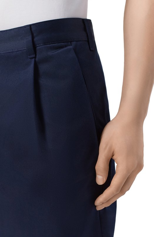 Хлопковые шорты BOSS 50557421 Синий  50557421 Фото 5