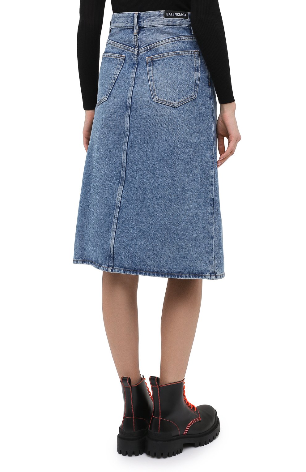 Джинсовая юбка BALENCIAGA, арт. 646913/TDW15, фото 4