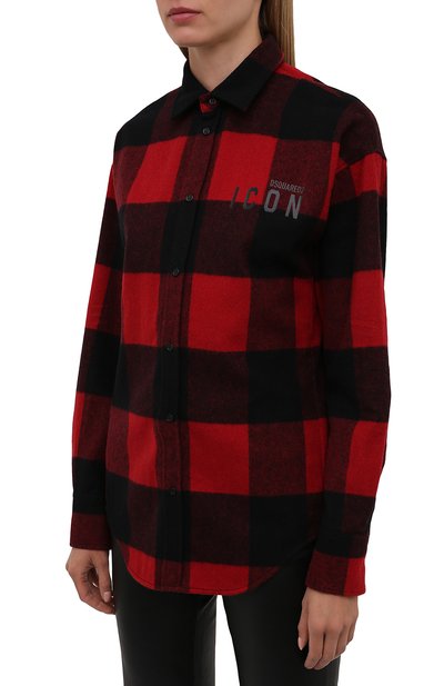 Шерстяная рубашка DSQUARED2, арт. S80DL0009/S53139, фото 3