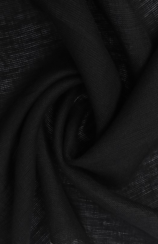Льняной шарф Brioni 03TI00/PD119 Чёрный  03TI00/PD119 Фото 3