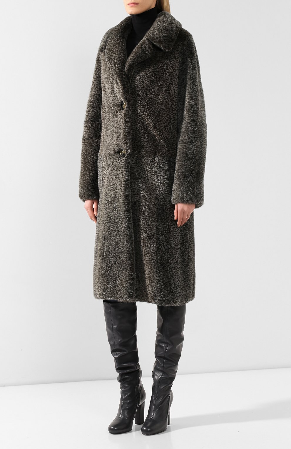 Шуба из меха норки COLOR TEMPERATURE, арт. Н-220, фото 3