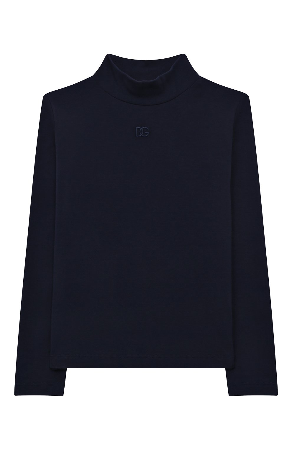Хлопковая водолазка DOLCE & GABBANA темно-синего цвета по цене 16750 руб., арт. L5JTLE/G7JJ4/2-6, фото 1 Хлопковая водолазка DOLCE & GABBANA, арт. L5JTLE/G7JJ4/2-6, фото 1