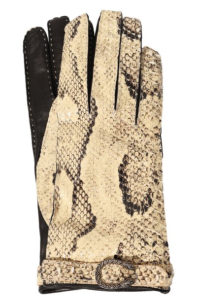 Перчатки из кожи питона GUCCI, арт. 679583 3SABV, фото 1