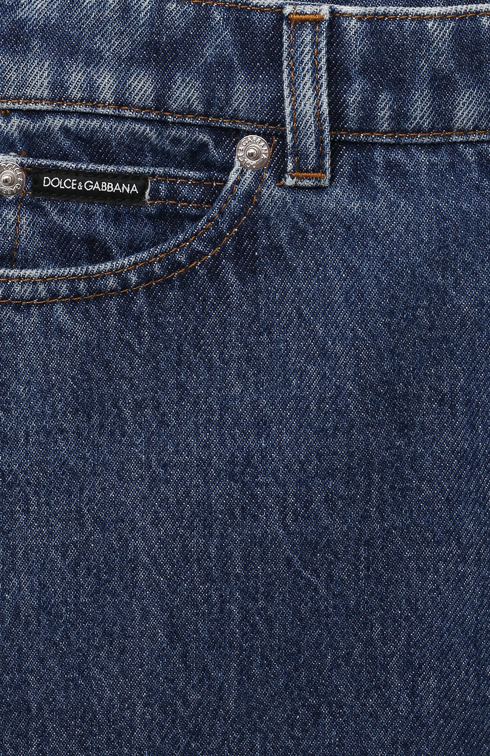 Джинсы DOLCE & GABBANA синего цвета по цене 45250 руб., арт. L42F44/LDC74, фото 3 Джинсы DOLCE & GABBANA, арт. L42F44/LDC74, фото 3