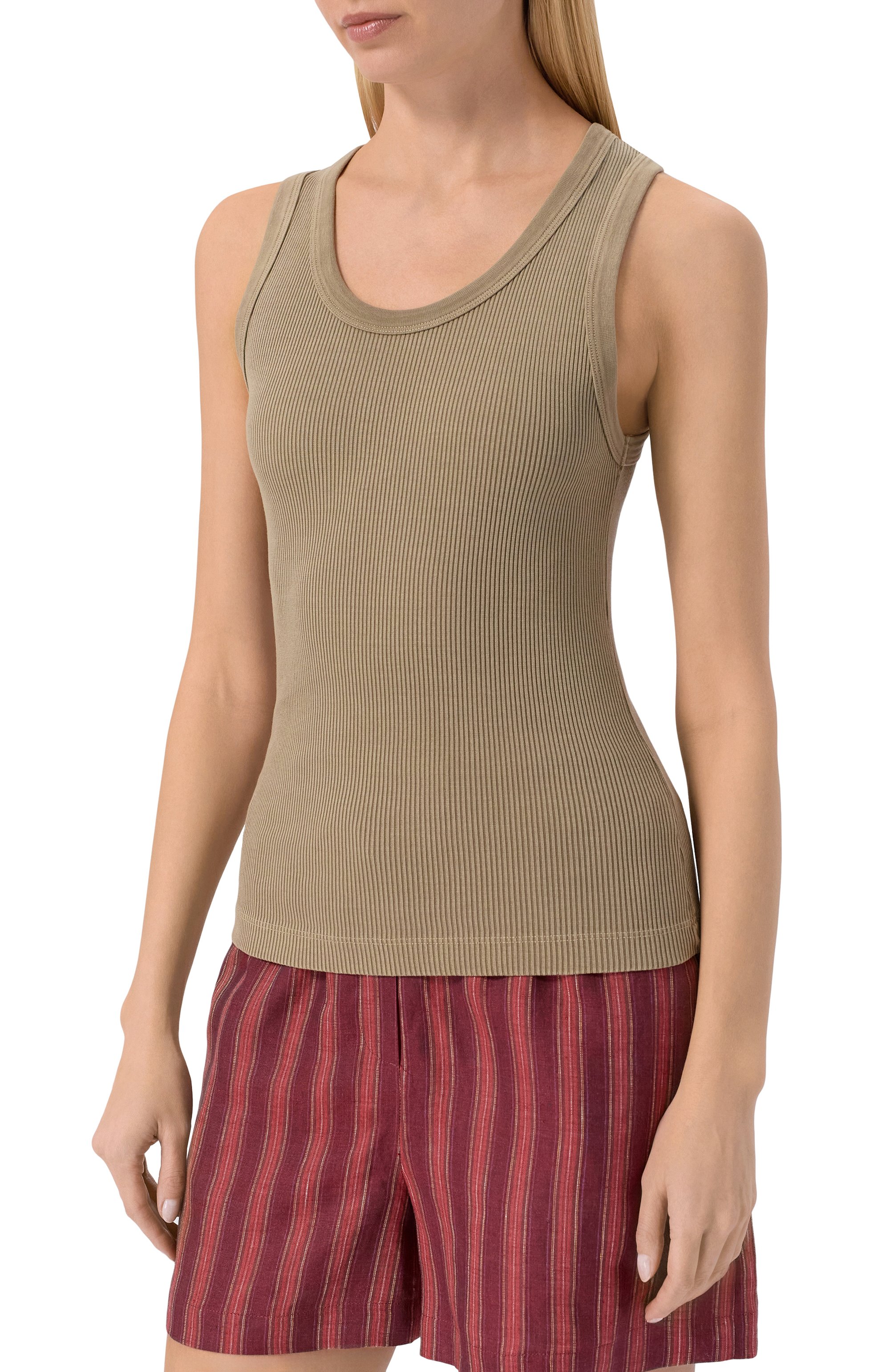 Майка из лиоцелла и хлопка AGOLDE, арт. A7368B1260, фо то 3