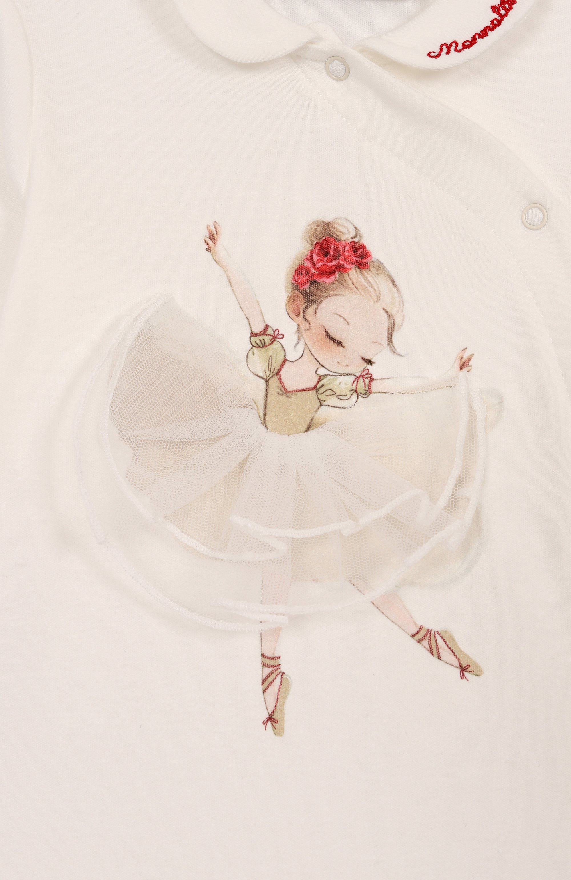 Хлопковый комбинезон MONNALISA, арт. 35F210, фото 3