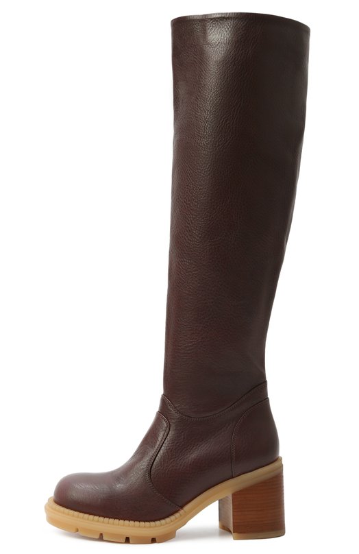 Кожаные сапоги Franky AGL D278500PG/GAUCH Коричневый  D278500PG/GAUCH Фото 4