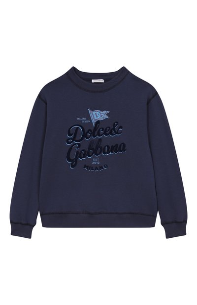 Хлопковый свитшот DOLCE & GABBANA, арт. L4JWKT/G706H/8-14
