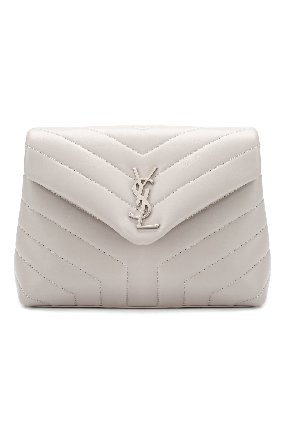 Сумка monogram loulou small SAINT LAURENT светло-серого цвета по цене 299500 руб., арт. 494699/DV726, фото 1 Сумка monogram loulou small SAINT LAURENT, арт. 494699/DV726, фото 1