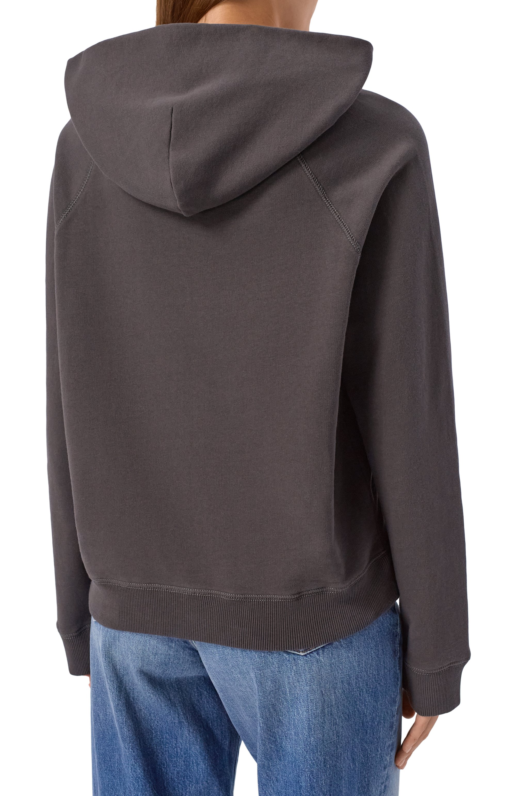 Хлопковое худи ZADIG AND VOLTAIRE, арт. JWSS01607, фото 4