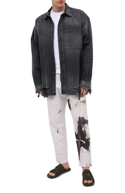 Текстильные шлепанцы plat BOTTEGA VENETA, арт. 651402/V0GV0, фото 2