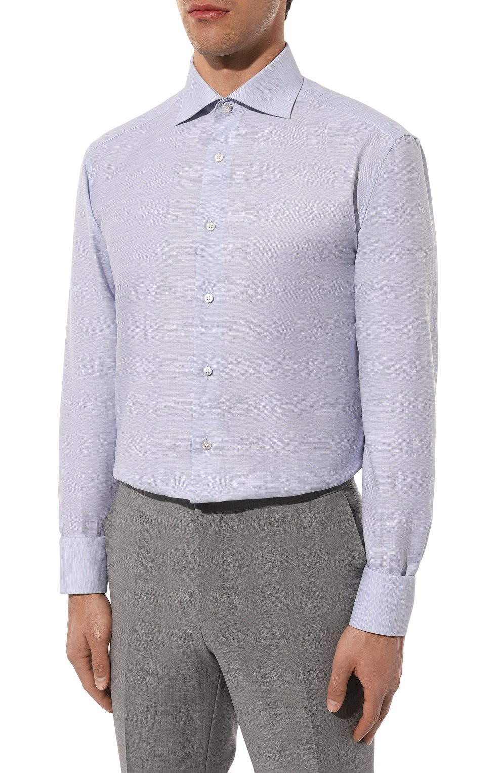 Рубашка из хлопка и льна STEFANO RICCI, арт. MC001427/R2755, фото 4