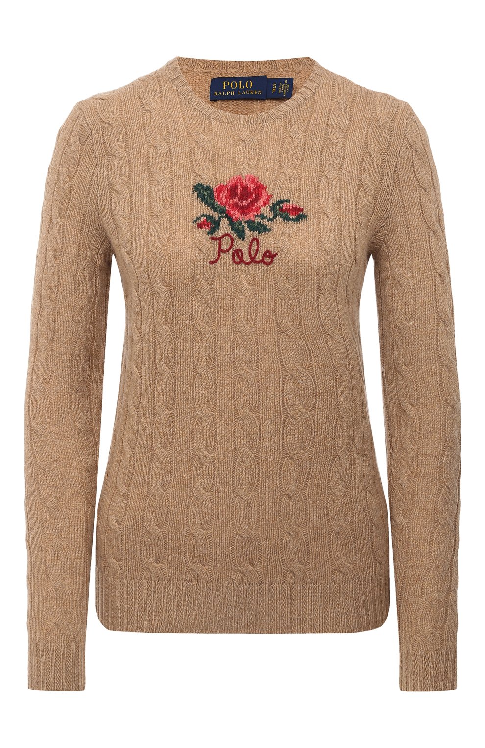 Шерстяной пуловер POLO RALPH LAUREN бежевого цвета по цене 20850 руб., арт. 211815136, фото 1 Шерстяной пуловер POLO RALPH LAUREN, арт. 211815136, фото 1