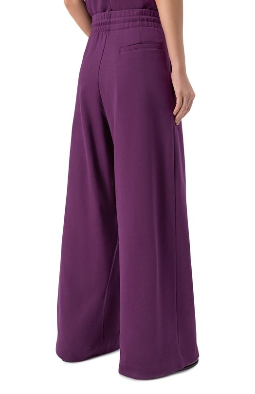 Хлопковые брюки Dries Van Noten 131111/3611 Фиолетовый  131111/3611 Фото 4