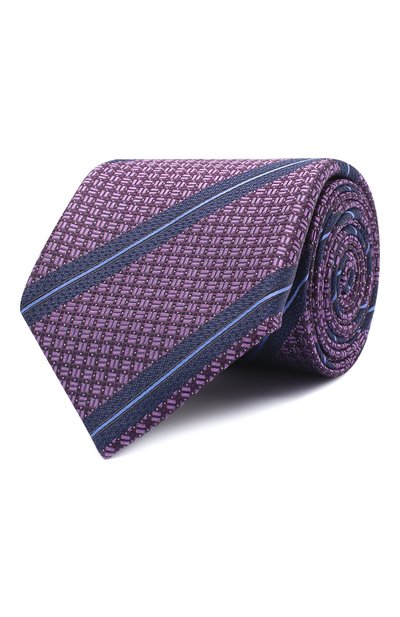 Мужской шелковый галстук CANALI, арт. 70/HJ02870