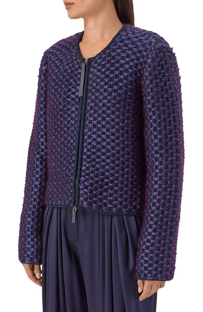 Жакет из шелка и шерсти GIORGIO ARMANI, арт. GW003915/AF28695, фото 3