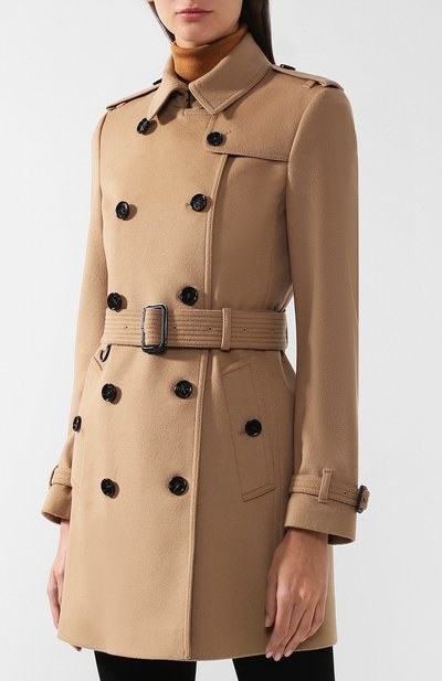 Пальто с поясом BURBERRY, арт. 3929740, фото 3