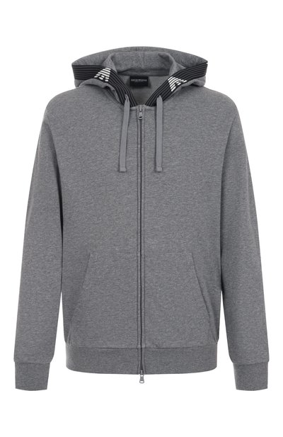 Мужской хлопковая толстовка EMPORIO ARMANI, арт. EM000523/AF10781