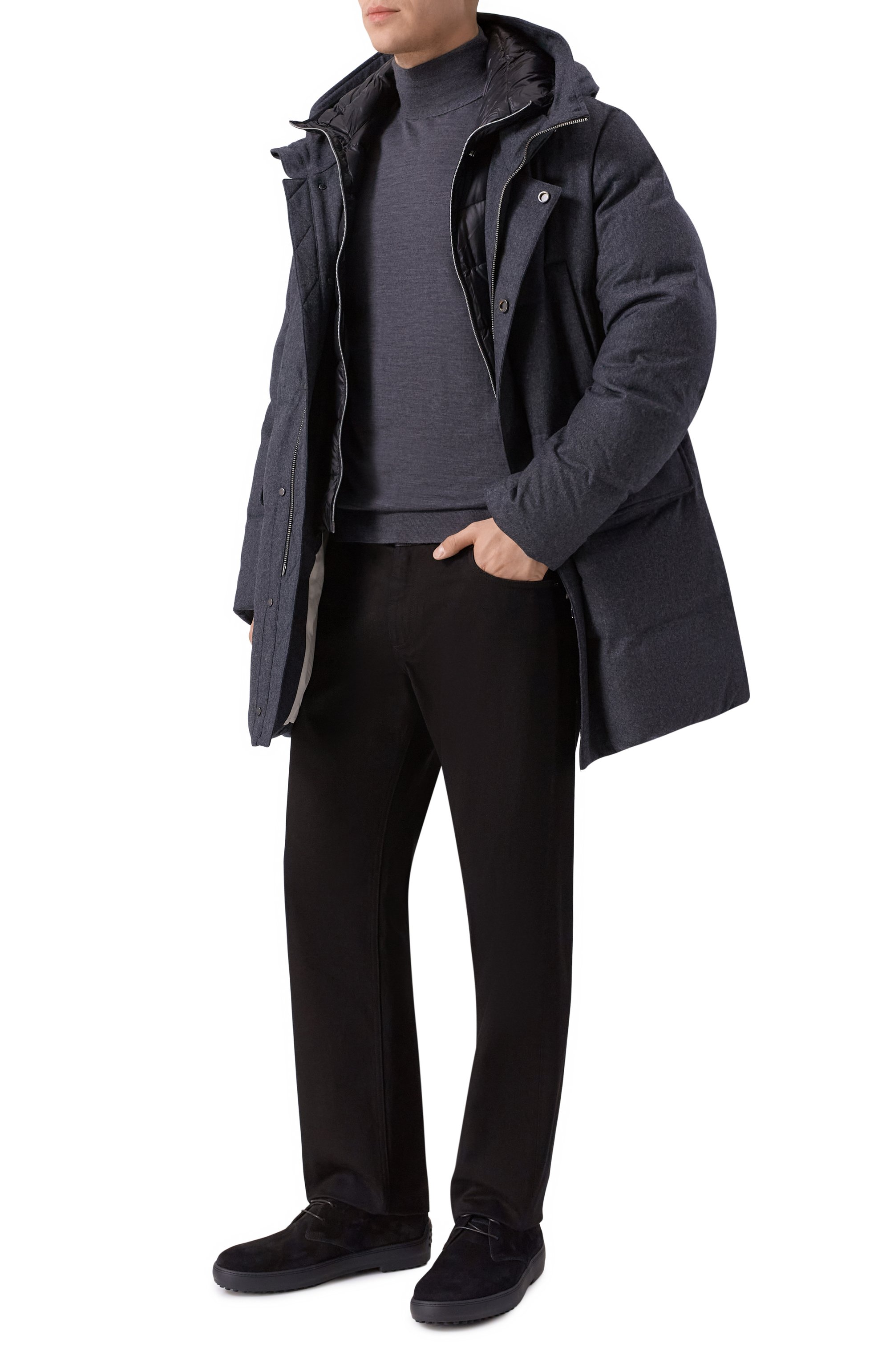 Шерстяной пуховик MONTECORE, арт. F09MUCX501/277, фото 2