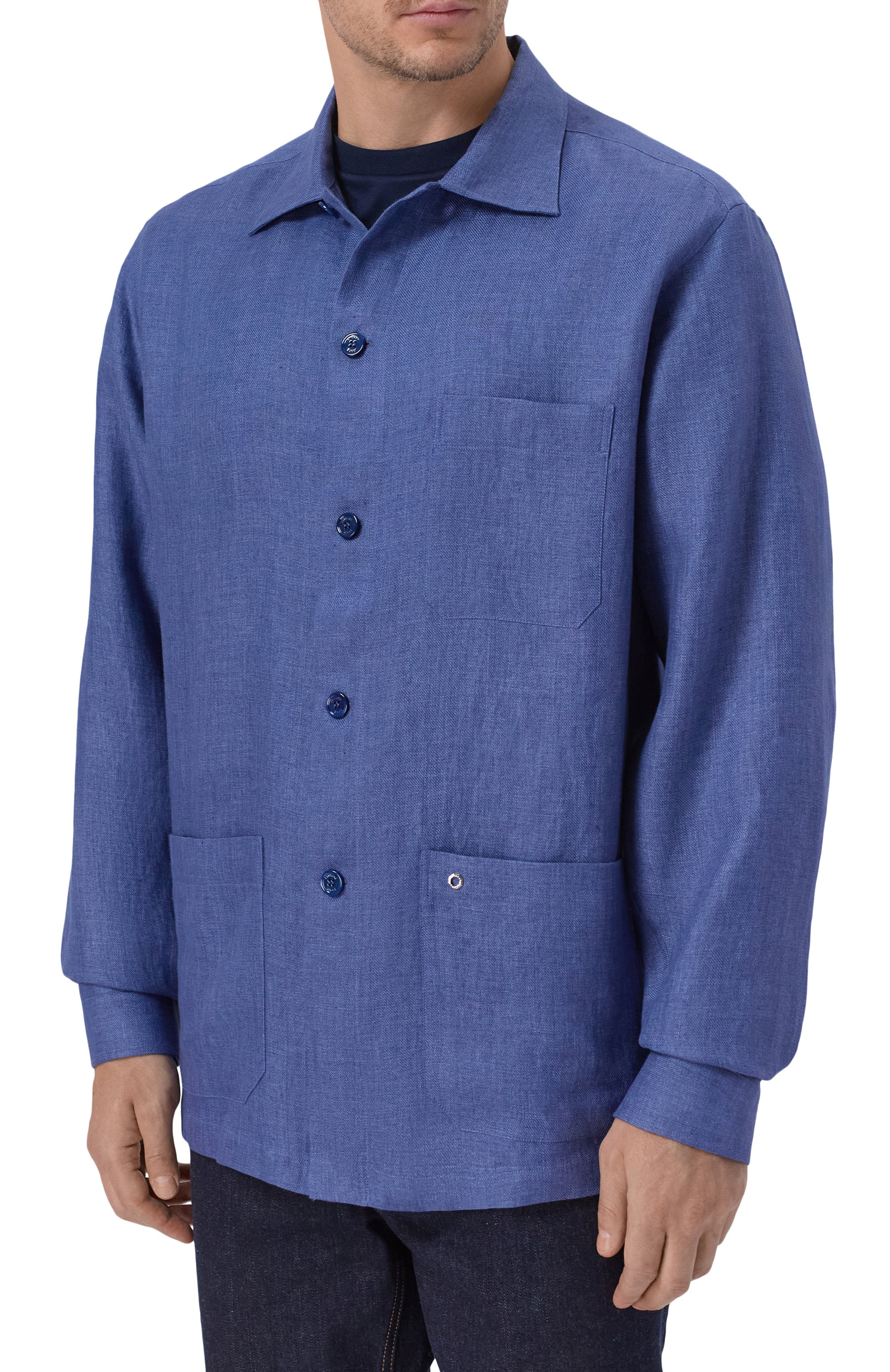 Льняная рубашка STEFANO RICCI, арт. SP008363/BN2930, фото 3