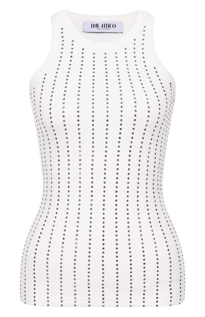Женский топ с отделкой стразами THE ATTICO, арт. 260WCN00004/JJJ073TR