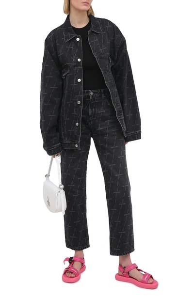 Комбинированные сандалии OFF-WHITE, арт. 0WIH007R21FAB0013000, фото 2
