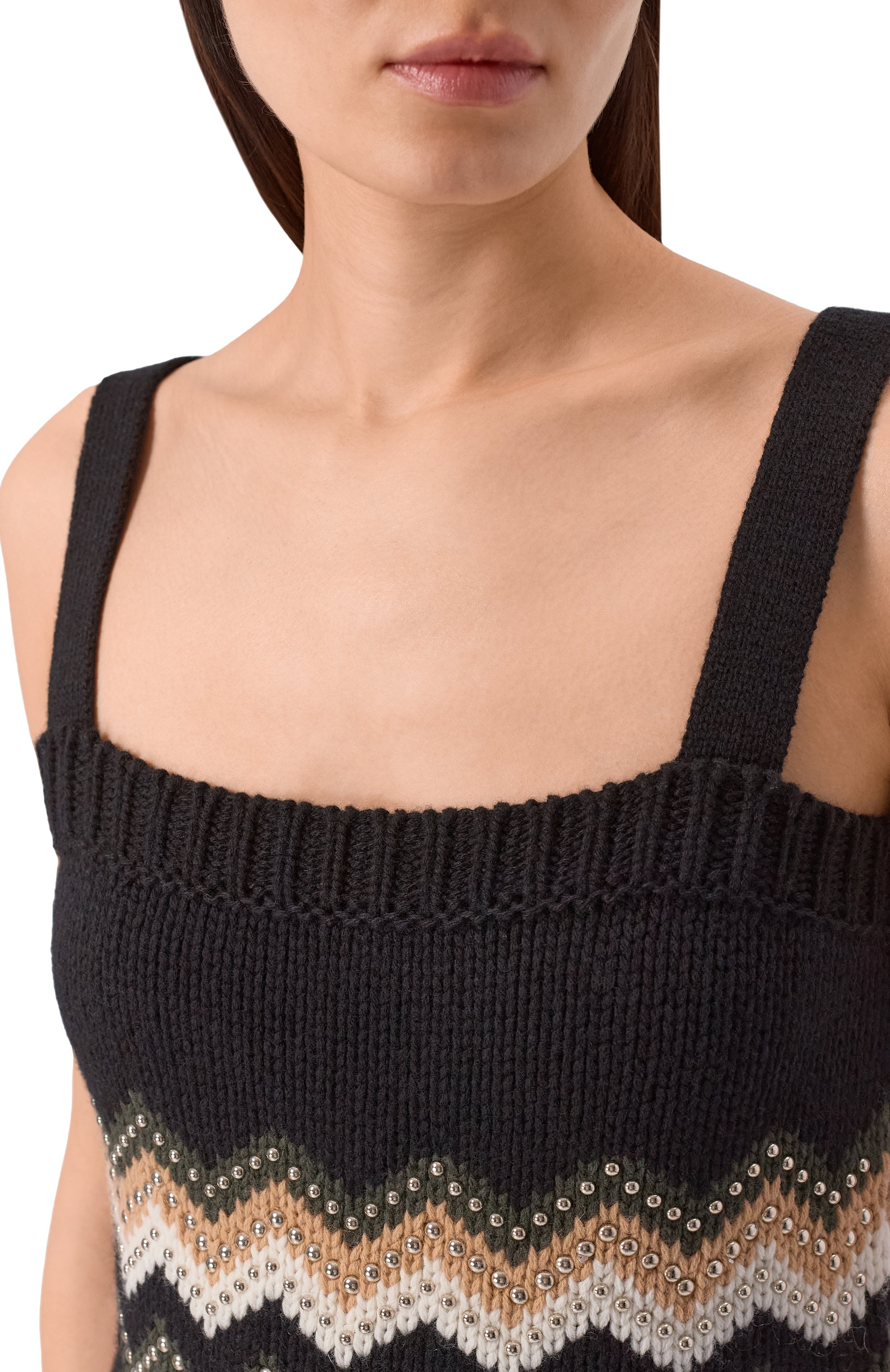 Топ из шерсти и кашемира ELIE SAAB, арт. T0229NF25/CK010, фото 5