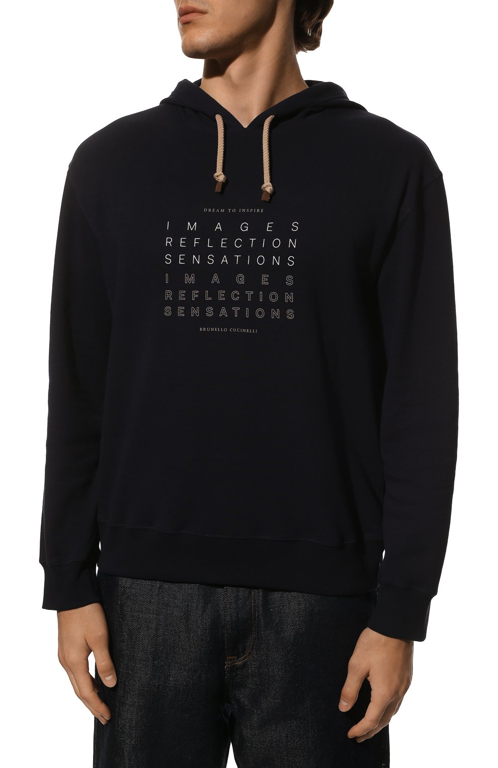 Хлопковое худи BRUNELLO CUCINELLI, арт. M0T353409, фото 3