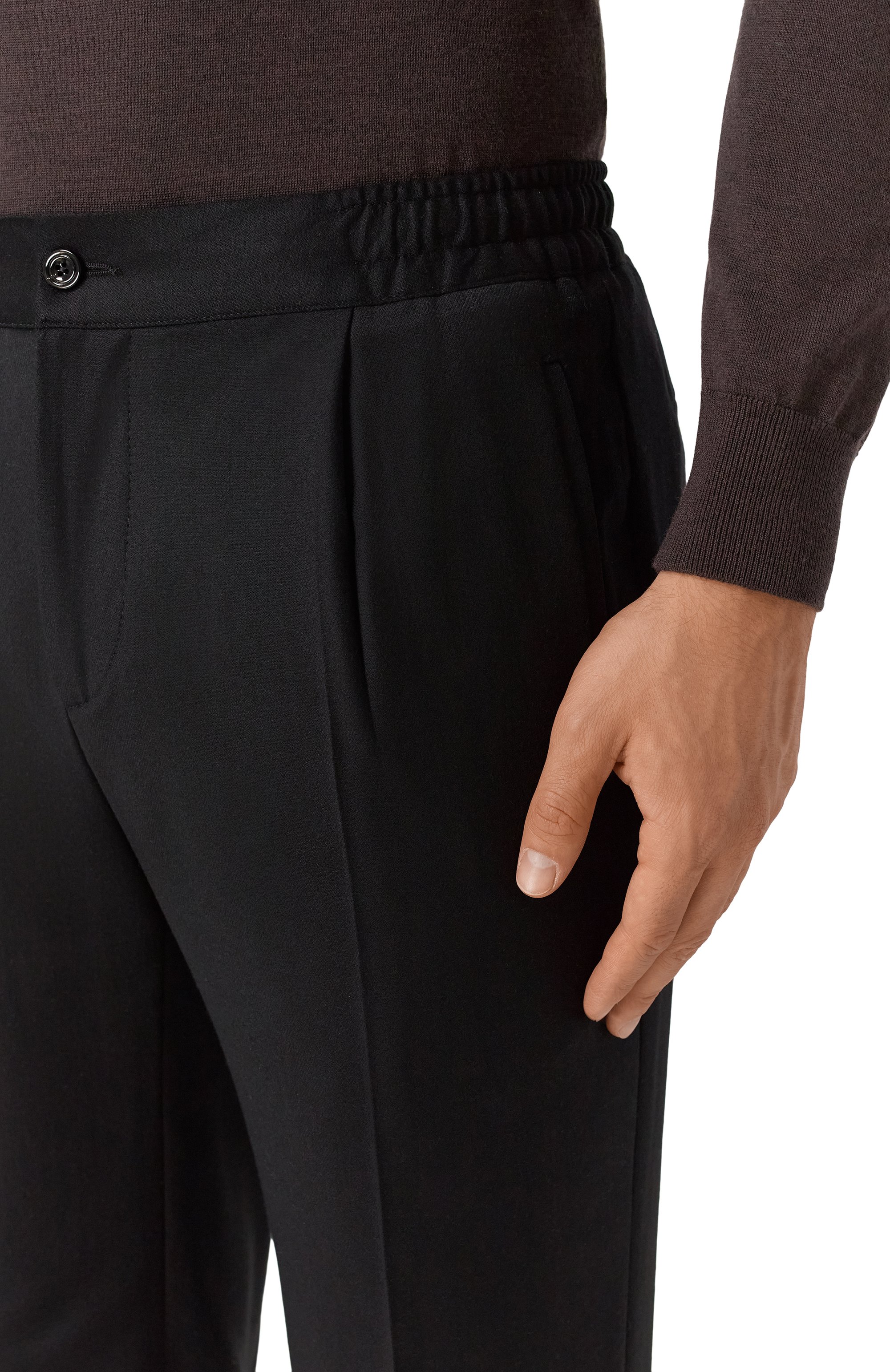 Шерстяные брюки KITON, арт. UPN01K0124G08, фото 5