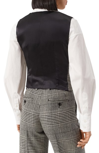Жилет из шерсти и шелка DOLCE & GABBANA, арт. F79H5T/FQ2MV, фото 4