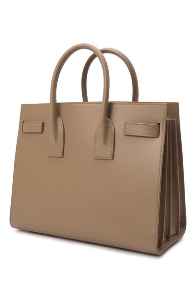 Сумка sac de jour small SAINT LAURENT светло-бежевого цвета по цене 454500 руб., арт. 378299/02G9W, фото 4 Сумка sac de jour small SAINT LAURENT, арт. 378299/02G9W, фото 4