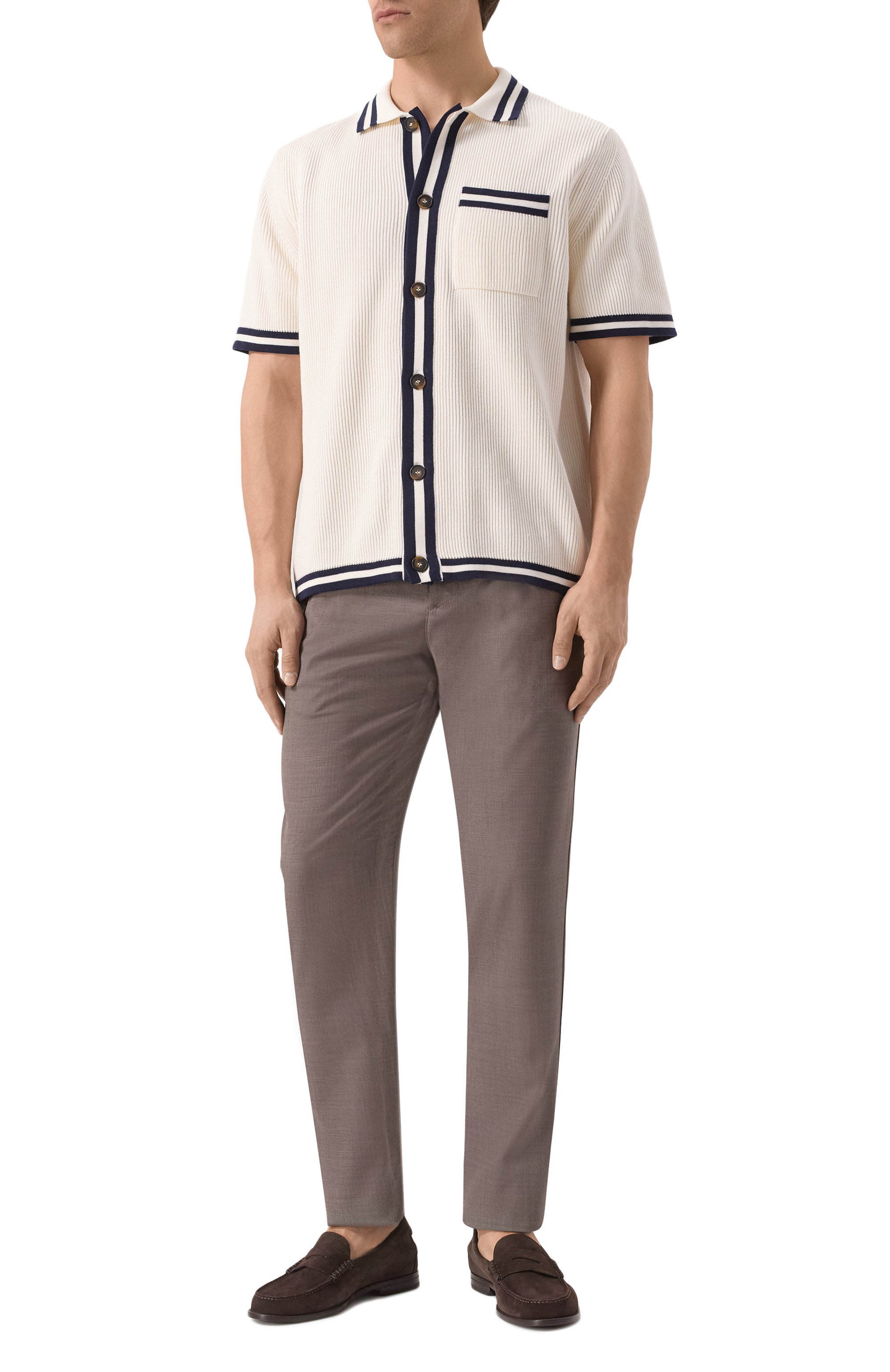 Шерстяные брюки KITON, арт. UP1LACK0629F06, фото 2