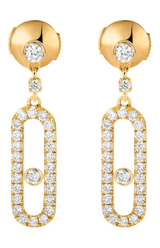 Серьги Messika 05631-YG Бесцветный 05631-YG