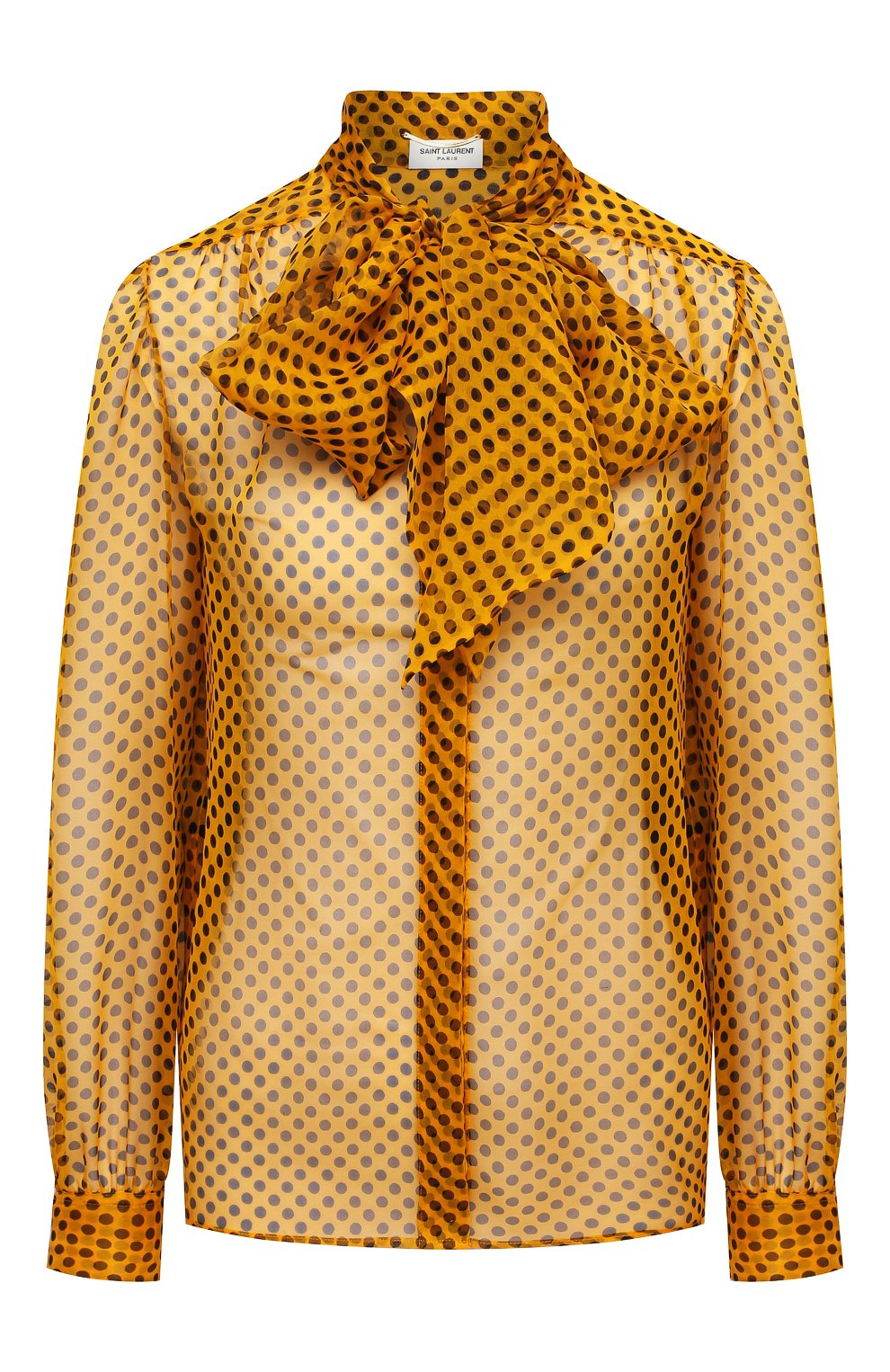 Шелковая блузка SAINT LAURENT, арт. 641458/Y7B86, фото 1