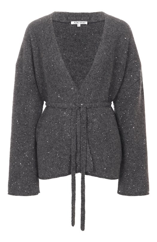 Кардиган из кашемира и хлопка Addicted AD2517 Серый AD2517