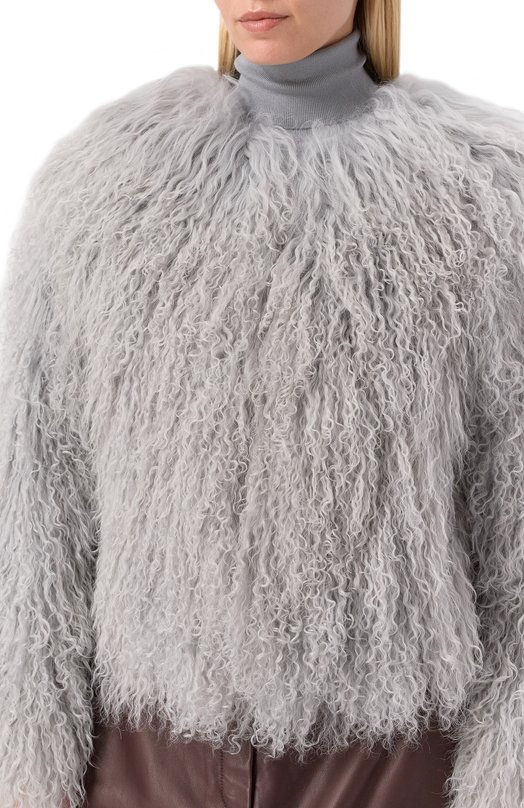 Шуба из овчины MVST M25.1PW.F006/M0NG0LIAN Серый  M25.1PW.F006/M0NG0LIAN Фото 5