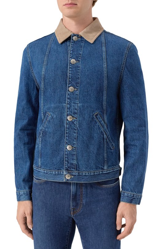 Джинсовая куртка Brunello Cucinelli M241P6911 Синий  M241P6911 Фото 3