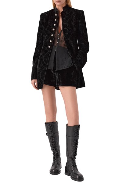 Жакет из вискозы и шелка ANN DEMEULEMEESTER, арт. B0014267/FA753, фото 2