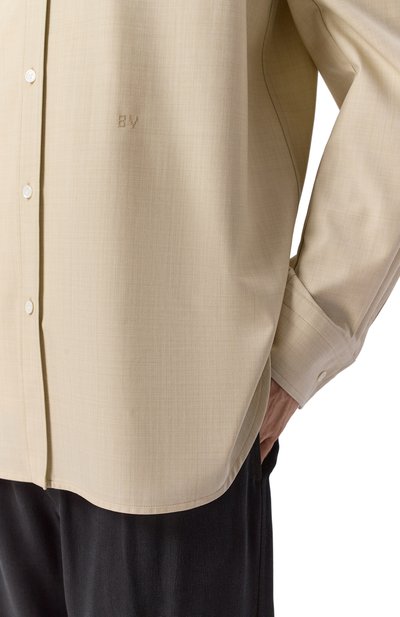 Рубашка из шерсти и хлопка BOTTEGA VENETA, арт. 861966/V6DG0, фото 5
