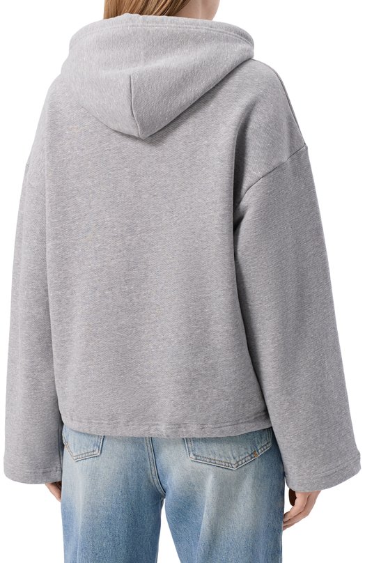 Хлопковое худи Closed C95758-47M-PR Серый  C95758-47M-PR Фото 4