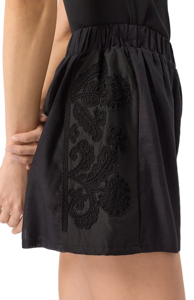 Шорты из хлопка и шелка LILA EUGENIE, арт. 2526, фото 5